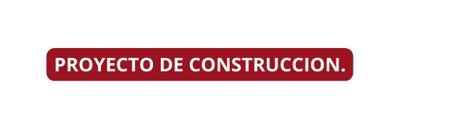 PROYECTO DE CONSTRUCCION